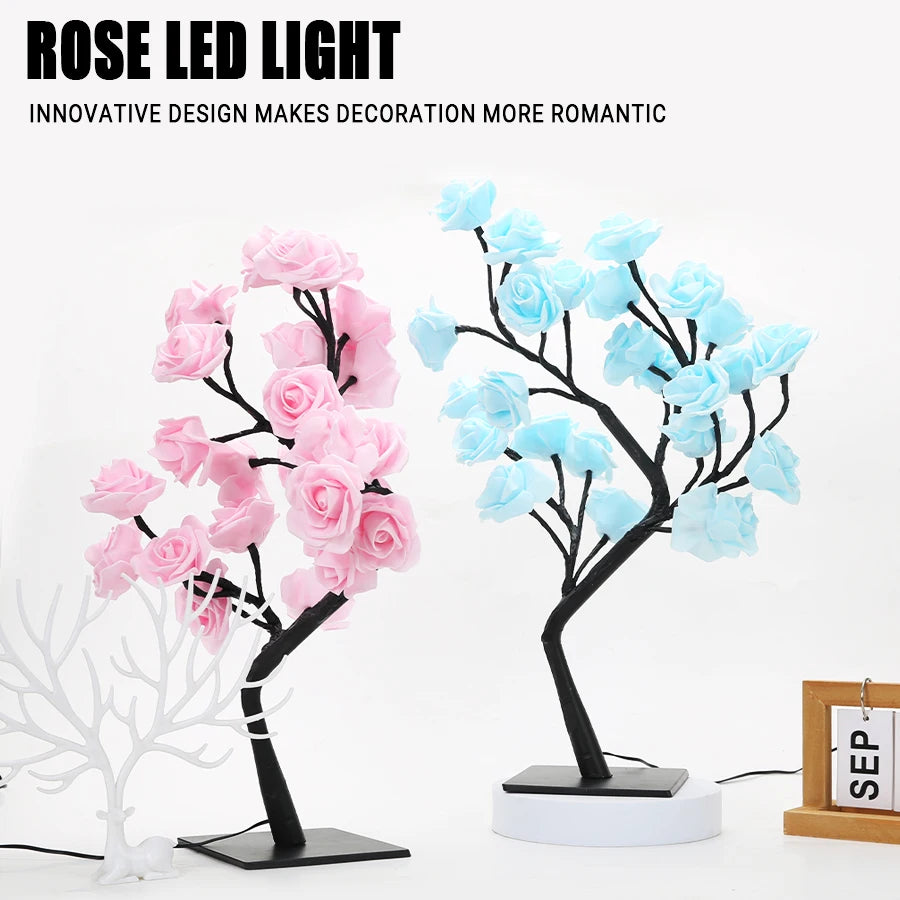 24 LED Rose Tree Lights