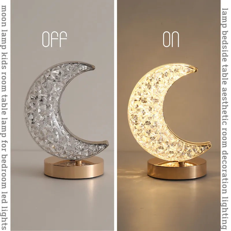 Bedroom Crystal Touch Night Light